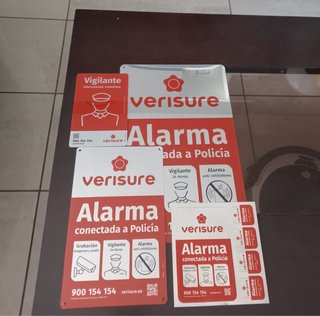 Lote Placas de seguridad