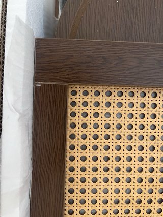 Mueble TV Madera y Ratán, nuevo con algun arañazo