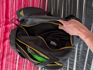 Mochila Paletero Adidas Pádel Negra Dorada