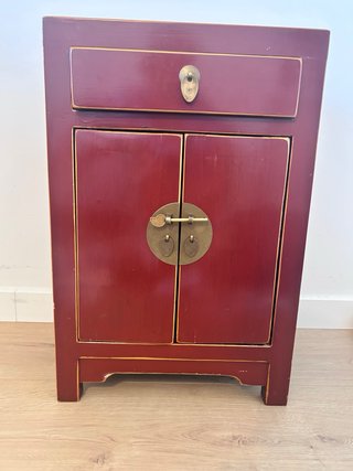 Mueble auxiliar Colonial Rojo