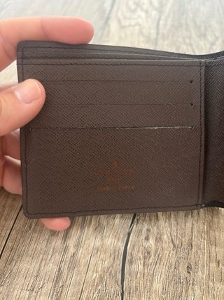 Cartera estilo Louis Vuitton Damier Ebene