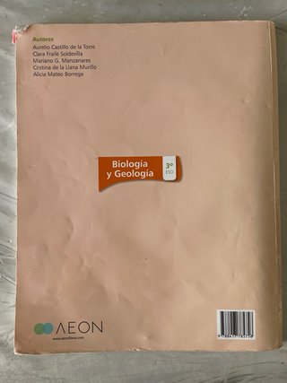 Biología y geología, 3.o ESO