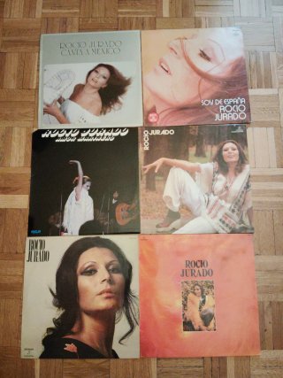 Lote 6 Vinilos Rocío Jurado Flamenco