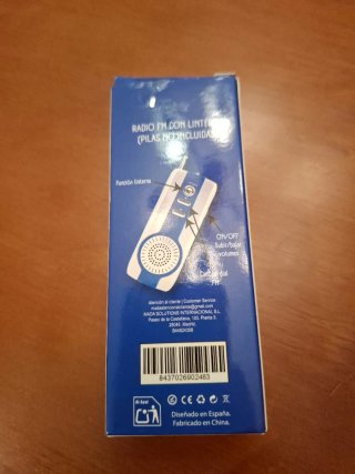 Radio FM con Linterna MAP
