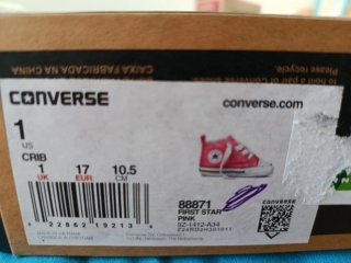 Zapatillas Converse Bebé Rosa