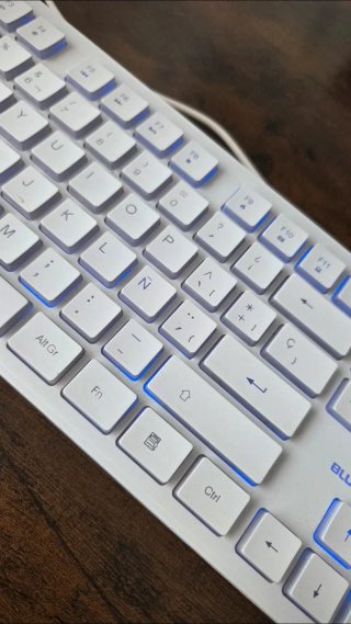Teclado Bluestork Blanco