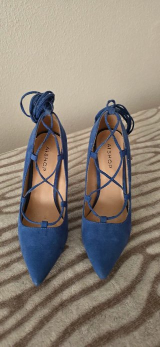 Zapatos de Tacón Aishop Azules
