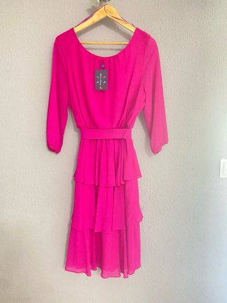 Vestido de Fiesta Fucsia