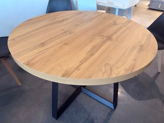 Mesa Redonda Extensible de Madera