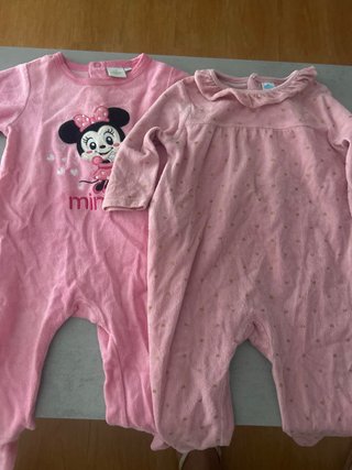 Lote 9 Ropa Niña 9 Meses (Pijamas y Bodies)
