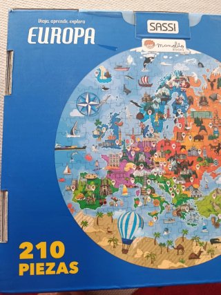 Puzzle Circular Europa 210 Piezas