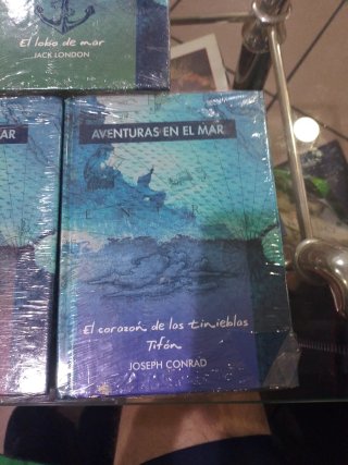 3 Libros Precintados Aventuras en el mar Salgari