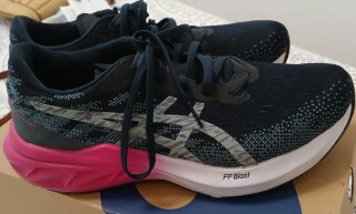 Zapatillas Asics Talla 39.5 Azul/Rosa