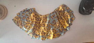 Top con Volantes Estampado Animal