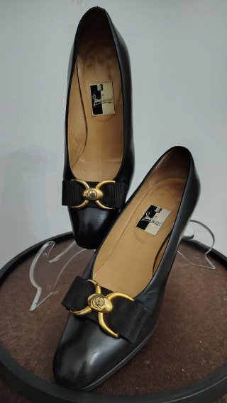 Zapatos tacón tipo salón Jaime Mascaró, negros T34