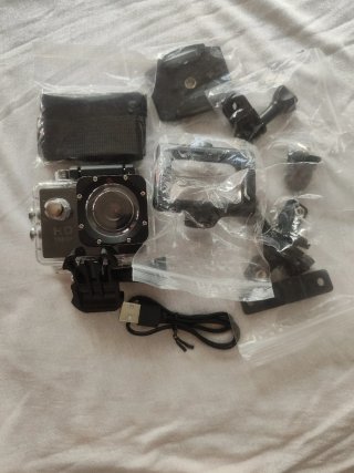 Cámara Deportiva Full HD 1080p Waterproof 30M