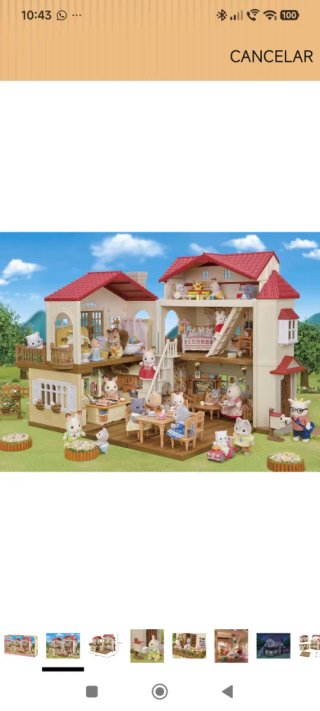 Casita de muñecas sylvanian nueva