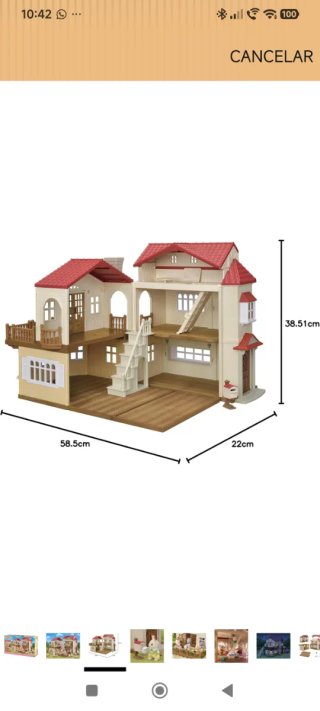 Casita de muñecas sylvanian nueva