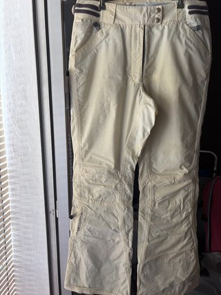 Pantalón de esquí color crema