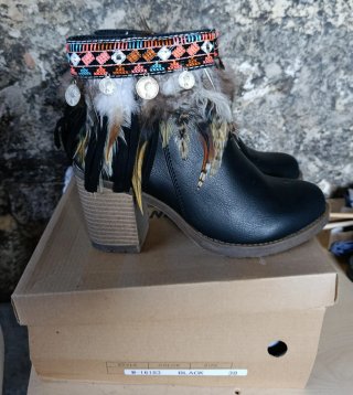 Botas negras talla 37 y 38