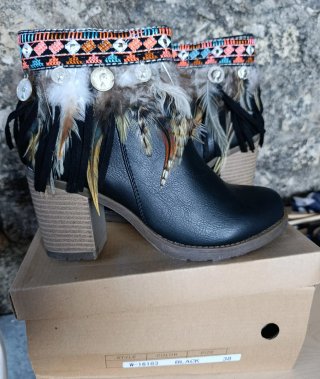 Botas negras talla 37 y 38