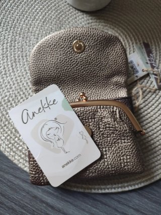 Monedero  Anekke multicolor y dorada
