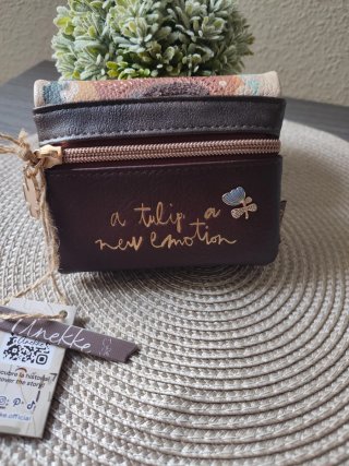 Monedero  Anekke multicolor y dorada