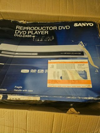 Reproductor DVD no es Panasonic sino Sany DX65