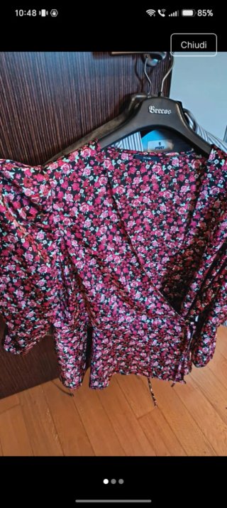 Camicia fantasia floreale Brecos
