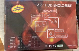 Carcasa para Disco Duro 3.5 HDD Enclosure