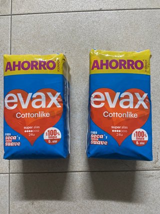 Compresas Evax Cottonlike Super