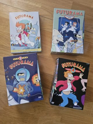 Colección DVD Futurama Temporadas 1-4