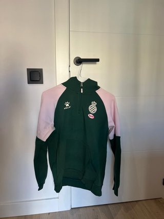 Sudadera Kelme Verde y Rosa
