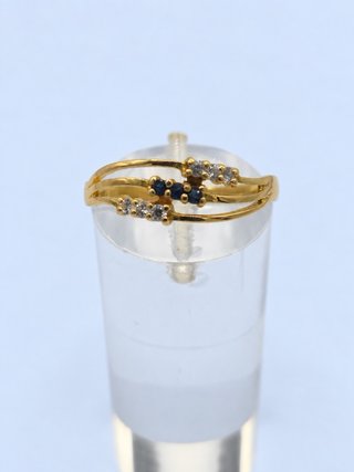 Anillo de Oro 18k con Pedrería