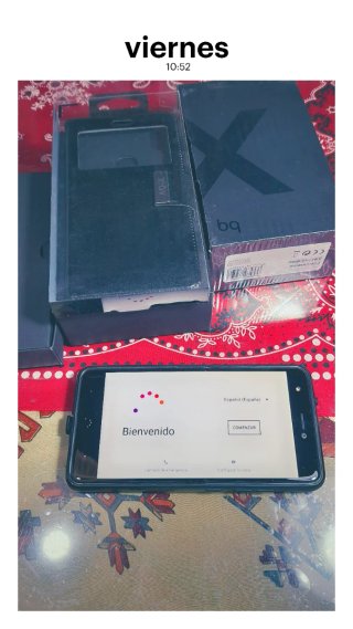 BQ Aquaris X Pro Negro + Funda