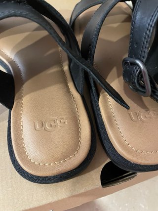Sandalias UGG Piel Negras Nuevas