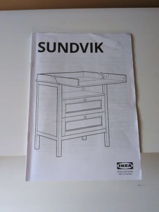Cómoda cambiador Ikea Sundvik