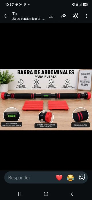 Barra de Entrenamiento para Puerta