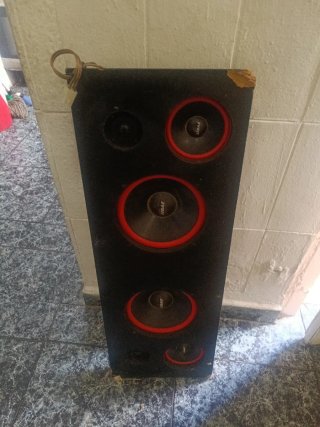 Altavoces LEBAS Negro y Rojo