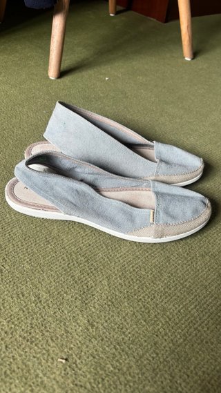 Alpargatas / Bailarinas destalonadas MAAWÜI gris