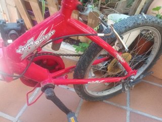 Bicicleta Infantil Topbike Roja