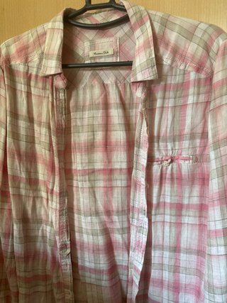 Camisa de Lino Rosa Massimo Dutti