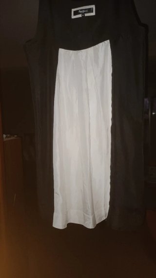 Camisa larga, o vestido corto de seda Pepe Jeans