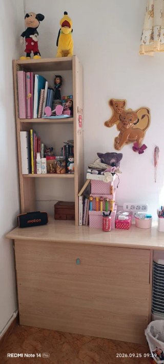 Dormitorio Juvenil Completo incluye store y colcha