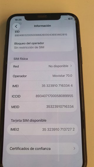 iPhone 11 Pro 256GB Negro Batería 86%