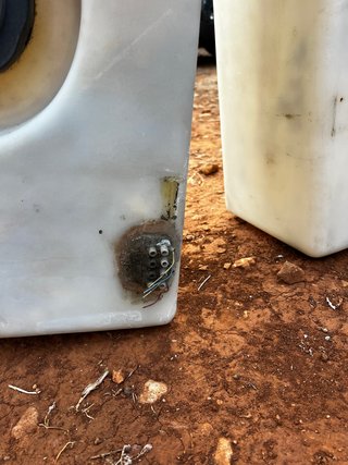 Bidones aguas negras y grises camper