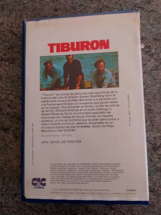 Tiburón VHS (Español)