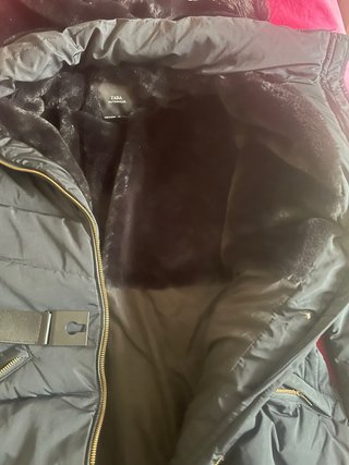 Abrigo Plumífero Zara Negro