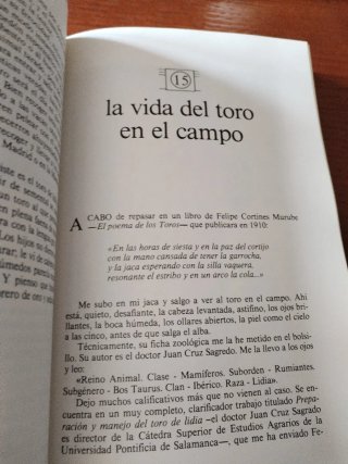 El toro bravo teoría y práctica de la bravura