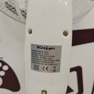 Ventilador El corte Ingles VP-40N 50w